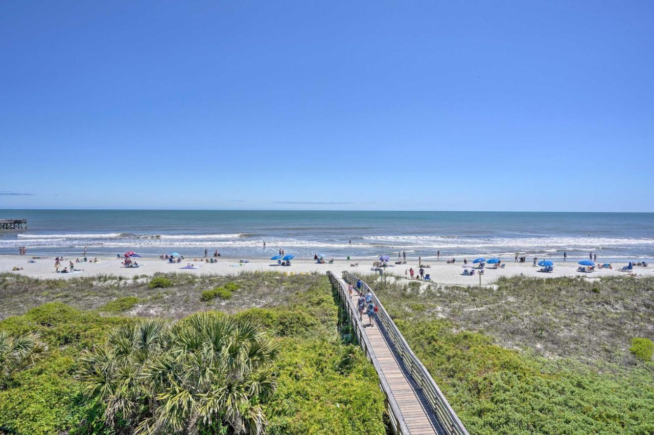 Isle Of Palms Beachfront Condo With Balcony And Pool! Exteriör bild