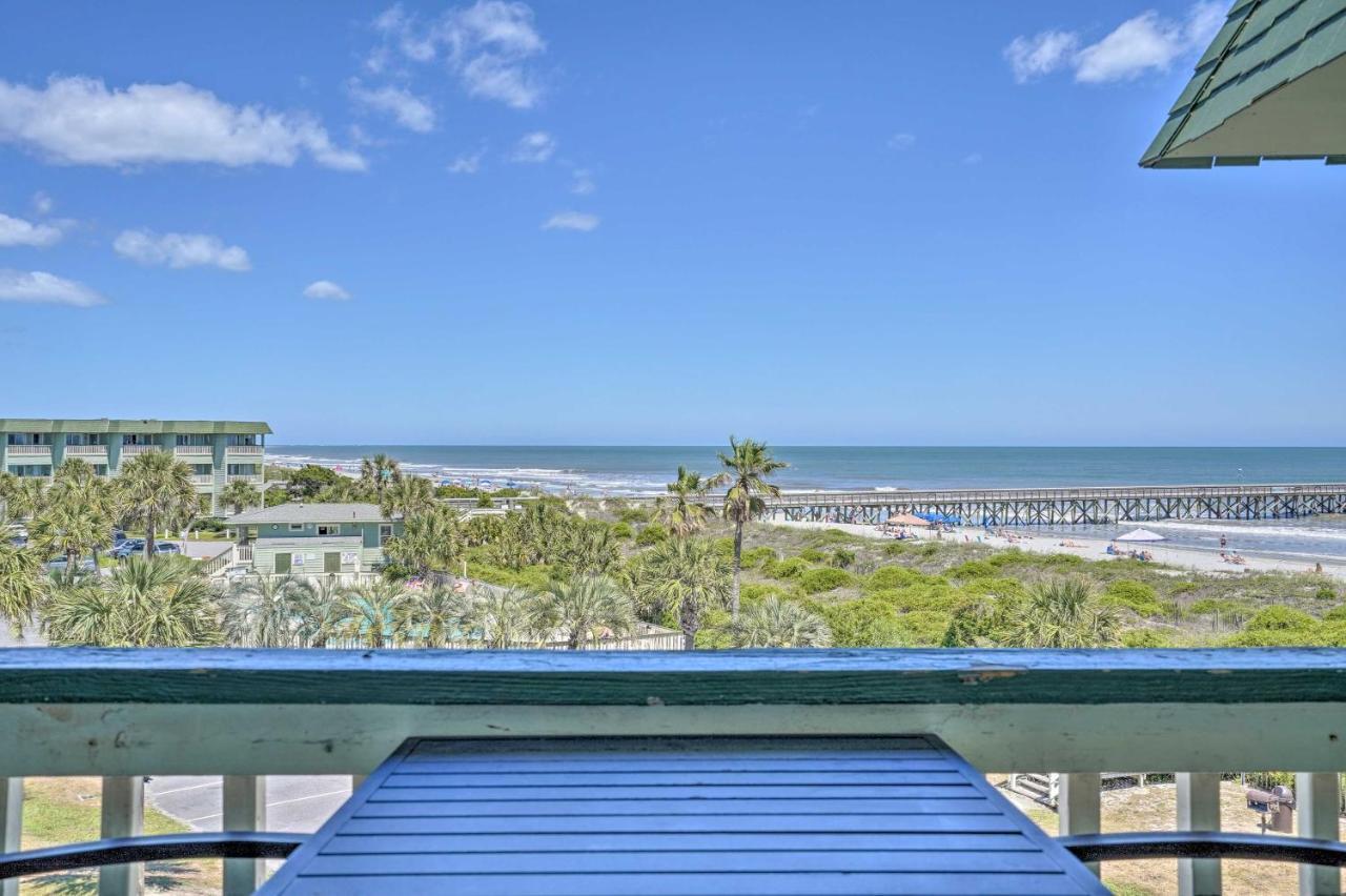 Isle Of Palms Beachfront Condo With Balcony And Pool! Exteriör bild