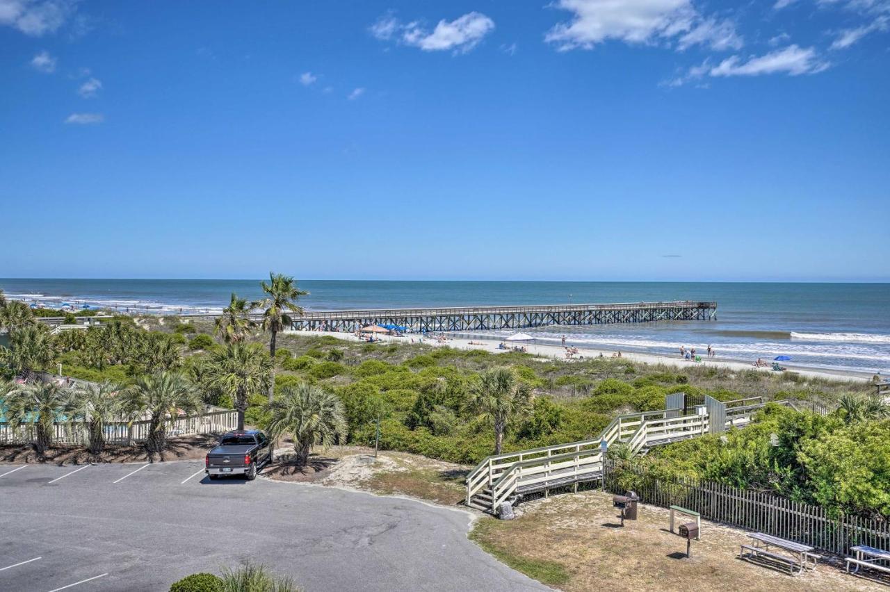 Isle Of Palms Beachfront Condo With Balcony And Pool! Exteriör bild