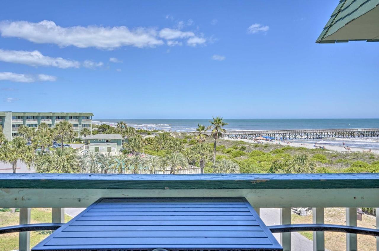 Isle Of Palms Beachfront Condo With Balcony And Pool! Exteriör bild