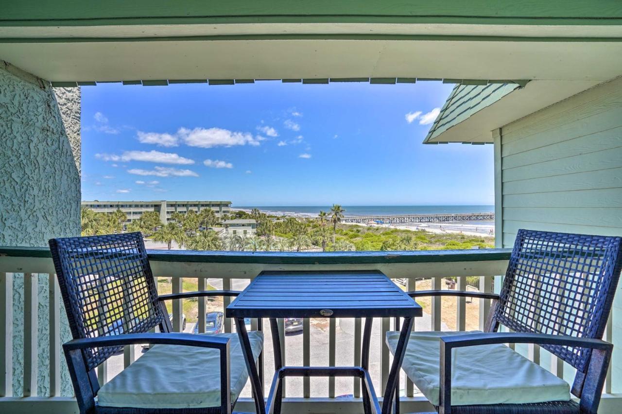 Isle Of Palms Beachfront Condo With Balcony And Pool! Exteriör bild