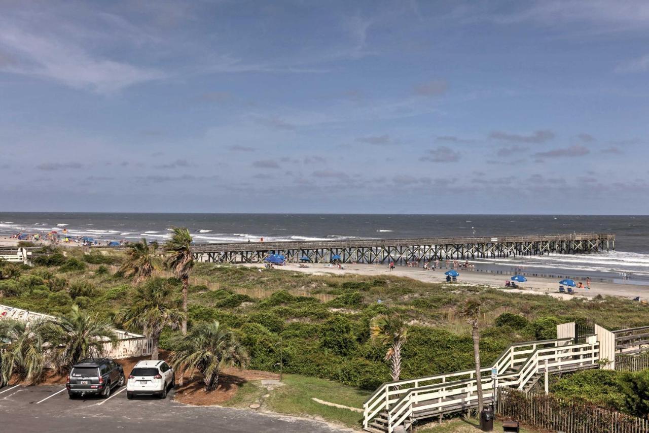 Isle Of Palms Beachfront Condo With Balcony And Pool! Exteriör bild